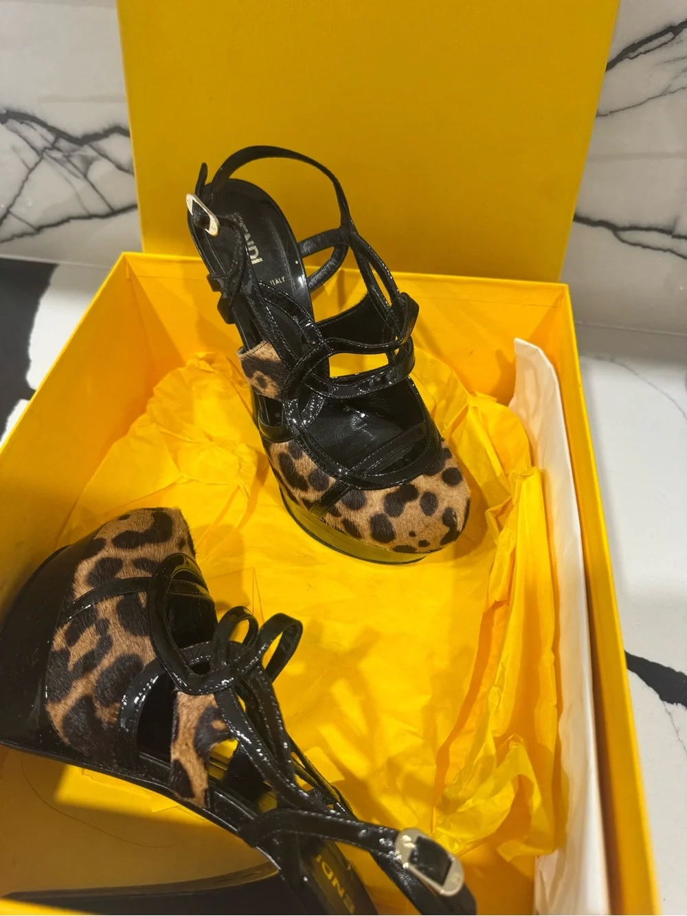 Fendi platform heels